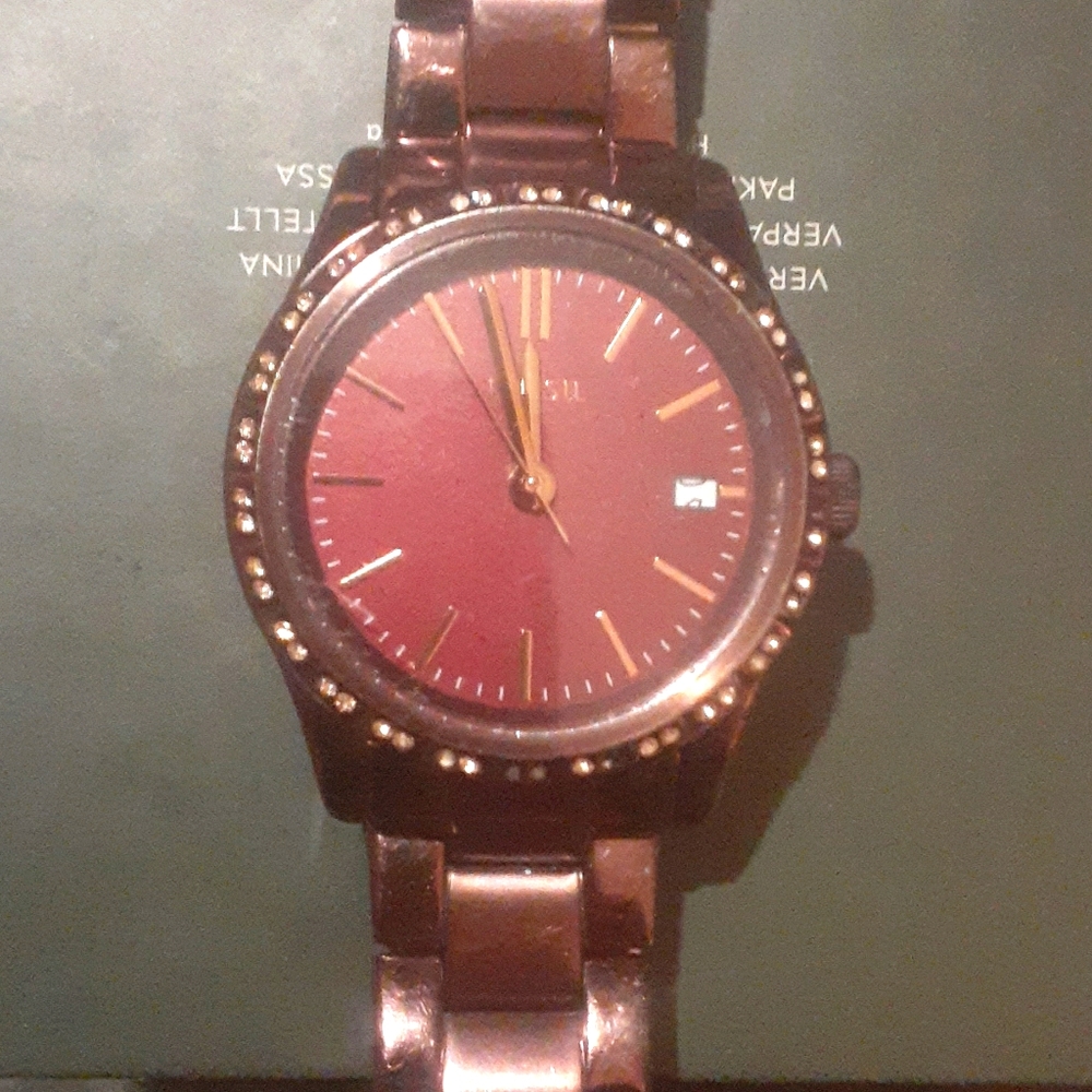 Unique Fossil watch